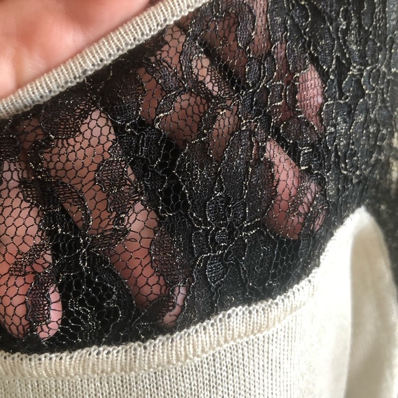 Rachel Roy lace accents sweater - Picture 2 of 9